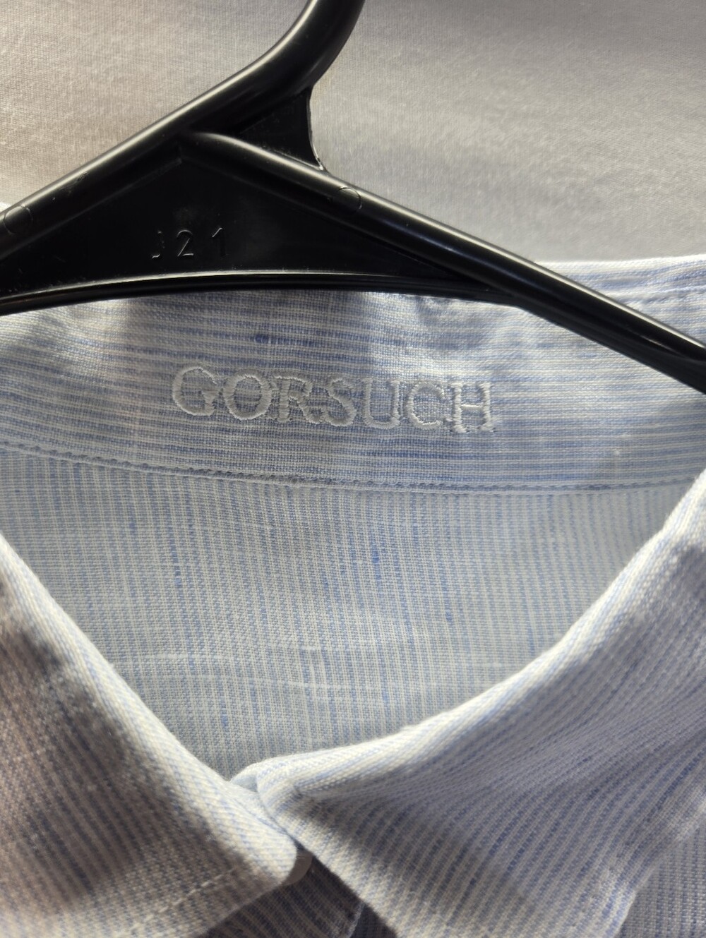 Gorsuch Women's Size 38 Lailana Lace Linen Shirt White Floral Lace embroidered - Picture 4 of 5